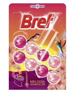 Produktbild von Bref Power Aktiv WC-Duftblock Melodia Sunset, Set 2x50g