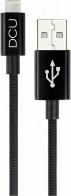 Image de Câble USB 2.0 A vers USB-C DCU Noir (1M)