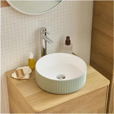Image de Vasque à poser ronde NELA 36 x 36 cm
