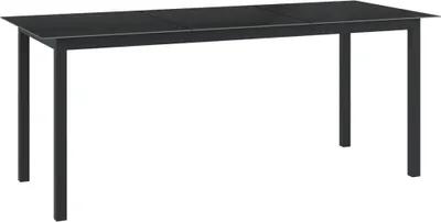 Produktbild von vidaXL 9-tlg. Garten-Essgruppe Aluminium Anthrazit