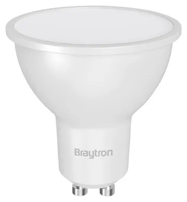 Productafbeelding van Braytron LED GU10 7W (equivalent van 70W) 6500K, koelwit, spotlamp, halogeenvervanger, lichtbron, 580lm