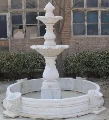 Immagine prodotto di Casa Padrino Fontana barocca in marmo bianco Ø 245 x H. 210 cm
