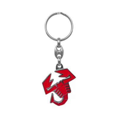 Image de Porte-clés Abarth Scorpione Rouge Officiel en métal