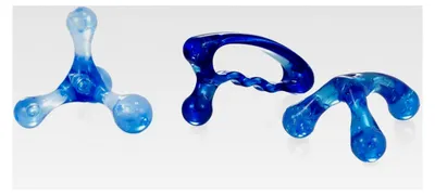 Produktbild von Massager | Knobber | Massage | Triggerpunkt | Set | Farbe: blau