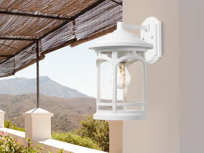Image de Applique murale d'extérieur blanche E27 60 W Marblehead Quoizel