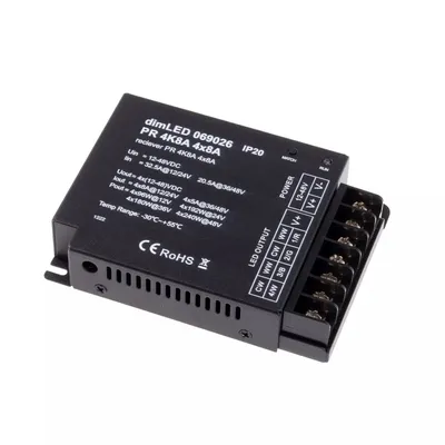 Obrázek produktu pro T-LED DimLED přijímač pro jednobarevné, CCT, RGB a RGBW LED pásky 069026