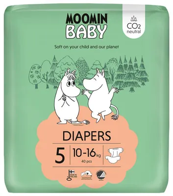 Productafbeelding van Moomin Baby Luiers 5 (40 stuks)