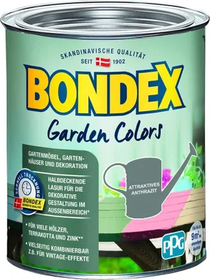 Produktbild von Bondex Garden Colors 750 ml attraktives anthrazit