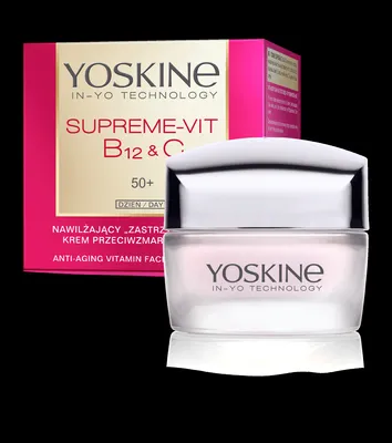 Produktbild von YOSKINE Supreme Vitamin B12 & C Feuchtigkeitsspendende Anti-Falten Tagescreme 50+ 50 ml