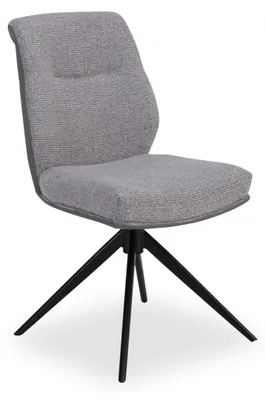 Produktbild von Polsterstuhl HARPER DERBY BHT 66x88x48 cm grau Esszimmerstuhl