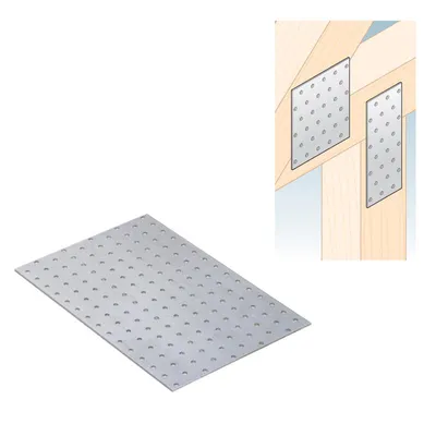 Produktbild von Platte perfor. PP 24 DMX 200x300 - verzinktes Blech - Packung mit 1 Stück