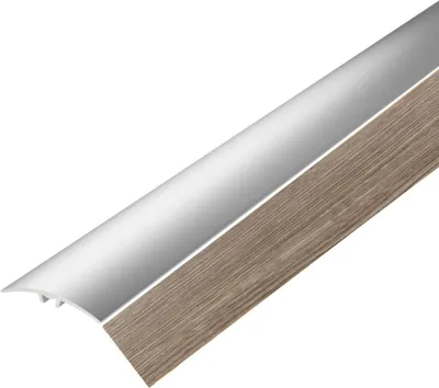 Zdjęcie produktu dla Listwa przejściowa VILO z profilem podłogowym do wyrównywania różnic wysokości L30 – aluminium – do przyklejenia lub przykręcenia – szerokość 30 mm – długość 93 cm – kolor dąb gliniany