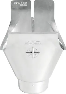 Produktbild von Zambelli Rinnenstutzen Titanzink rund für Rinnengröße 280 mm Ablauf Ø 76 mm