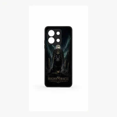 Productafbeelding van Xiaomi Redmi Note 13 Pro 5G hoesje, telefoonhoesje, beschermhoes met ravenorakelmotief – LUNØIR ©