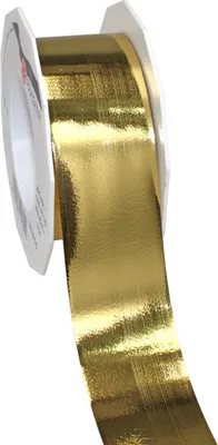 Produktbild von Geschenkband Polyband 40mm/25m Metallic Gold