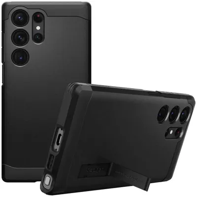 Produktbild von Spigen Tough Armor, Cover, Samsung, Galaxy S23 Ultra, 17,3 cm (6.8"), Schwarz