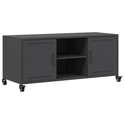 Obrázek produktu pro vidaXL TV skříňka černá 100,5x39x43,5 cm ocelová