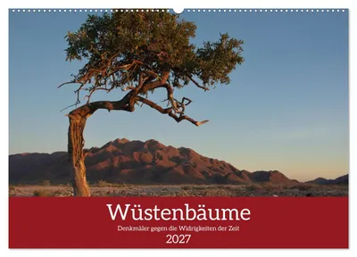 Produktbild von Wüstenbäume (Wandkalender 2027 DIN A2 quer), CALVENDO Monatskalender