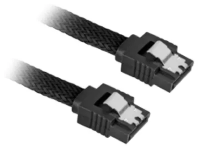 Produktbild von Sata III Kabel sleeve (schwarz, 60 cm)