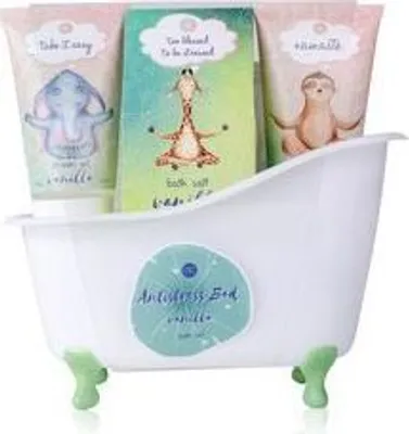 Produktbild von accentra Bade und Duschset Wellness Geschenkset Vanilleduft Anti Stress Pflege Set Entspannung