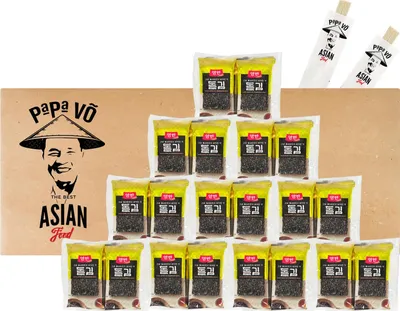 Produktbild von Dongwon Gewürzter Seetang Snack geröstet 10er Pack (10x28g)