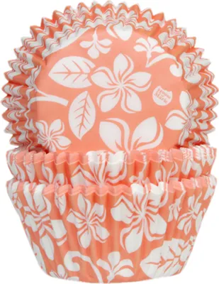 Produktbild von 50 Muffinförmchen Hawaii Beach, orange
