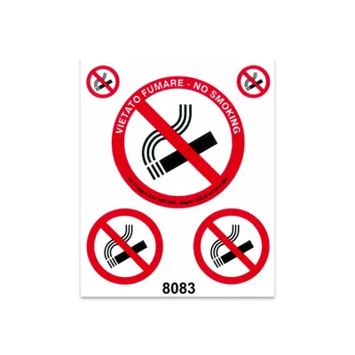 Produktbild von Sticker Rauchverbot 14 x 16 cm