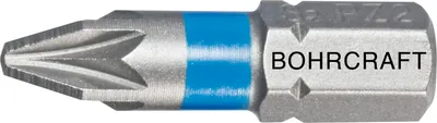Produktbild von BOHRCRAFT Bit-Einsatz mit Farbring 1/4"sechskant PZ 3 Länge 25 mm