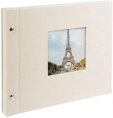 Produktbild von Album für Fotos - 40 Seiten - Sandfarben - Linnen - 30 x 25 cm