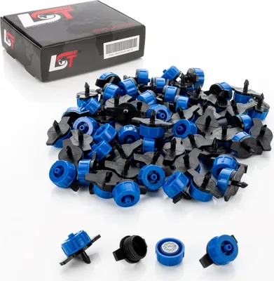 Produktbild von 50x Micro Dripper Mini Tropfer Garten Bewässerung druckreguliert blau 2L/h