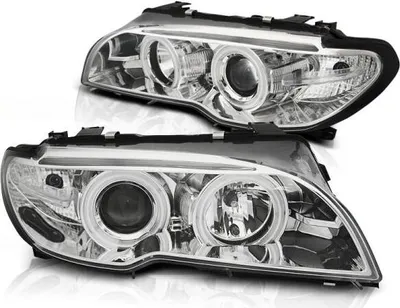 Produktbild von Xenon Scheinwerfer CCFL Angel Eyes passend für BMW 3er E46 Coupe Cabrio Bj. 03-06 Chrom
