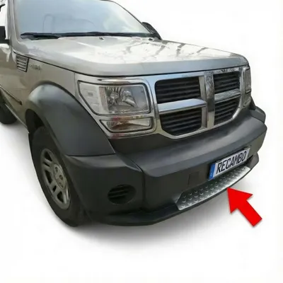 Zdjęcie produktu dla Chromowana osłona przedniego zderzaka ze stali nierdzewnej dla Dodge Nitro | BJ 2006-2011