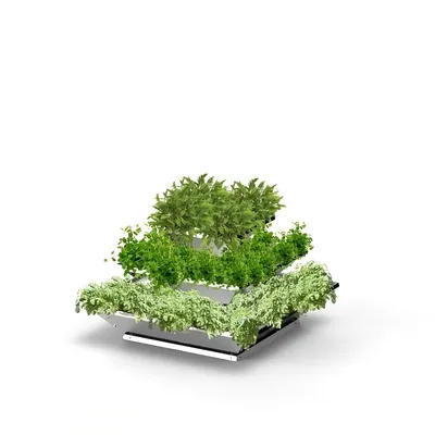 Produktbild von Hochbeet "HighBeet Rock" Mini aus verzinktem Blech