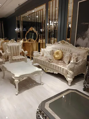 Produktbild von Designer Wohnzimmer Set 2x 3 Sitzer Sofas Exklusives Wohnzimmer Set