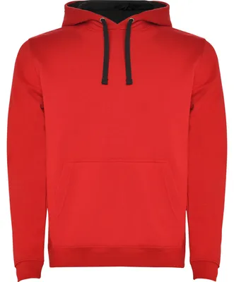 Produktbild von Roly - "Urban" Kapuzenpullover für Herren LT5517 (XXL) (Rot/Schwarz)