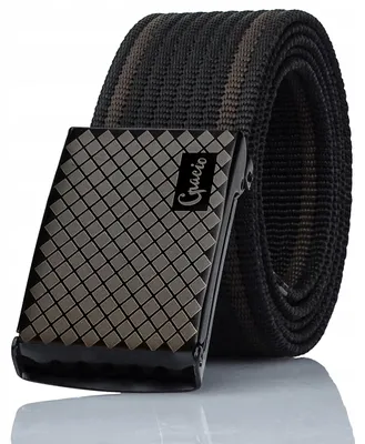 Produktbild von Gracio Herren Stoffgürtel Schwarz 85 cm Breit