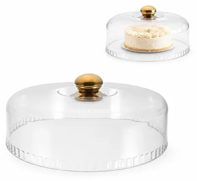 Tortenhaube aus Kunststoff, transparent, 28 cm, unzerbrechlich