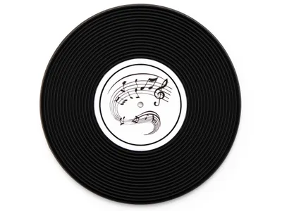 Image de Dessous de plat pour disque vinyle 4 pièces