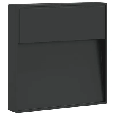 Produktbild von vidaXL LED-Außenwandleuchte Schwarz Aluminiumdruckguss