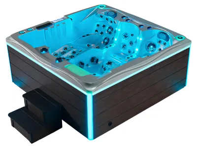 Produktbild von Sprudelbad Outdoor Whirlpool Hydromassagewanne Massagebad Hot Tub 210x210cm