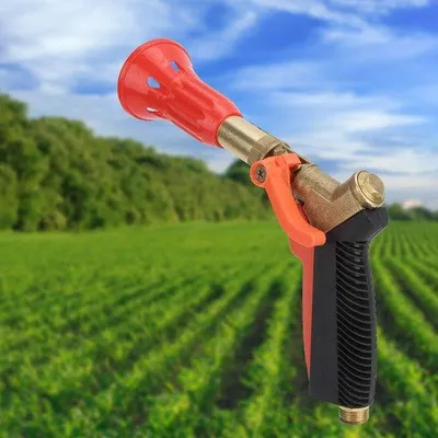 Zdjęcie produktu dla Solidny wąż ogrodowy z antypoślizgową końcówką do strumienia wody