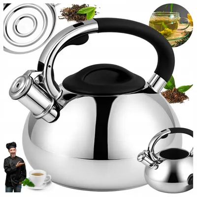 Obrázek produktu pro Edenberg Nerezový hrnec 3 l s píšťalkou na indukci