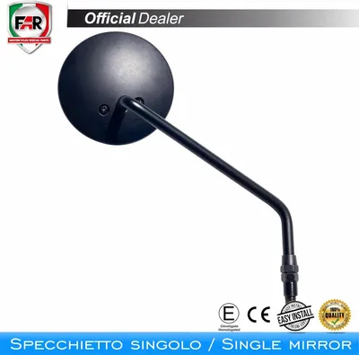 Immagine prodotto di Specchietto manubrio omologato FAR 7581 sinistro universale nero