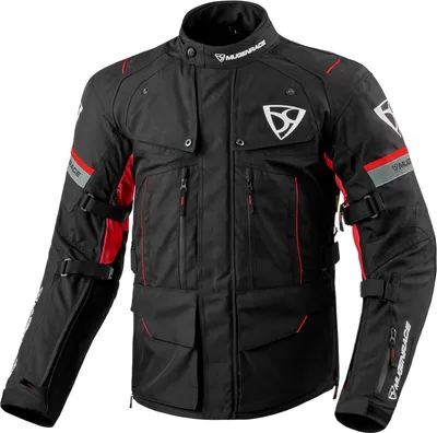 Immagine prodotto di MUGENRACE T-Uno giacca impermeabile in tessuto da moto, nero/rosso, S