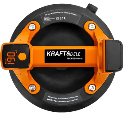 Zdjęcie produktu dla KRAFT&DELE | Akumulatorowa przyssawka do przenoszenia płytek i szkła, 200 mm, 190 kg, przyssawka, przyssawka służy do transportu szyb okiennych, gładkich przedmiotów i płytek ceramicznych.