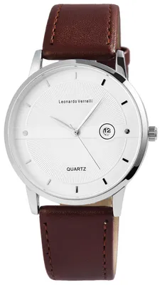 Produktbild von Herrenuhr Kunstleder  mit Kunstlederband und Datumsanzeige