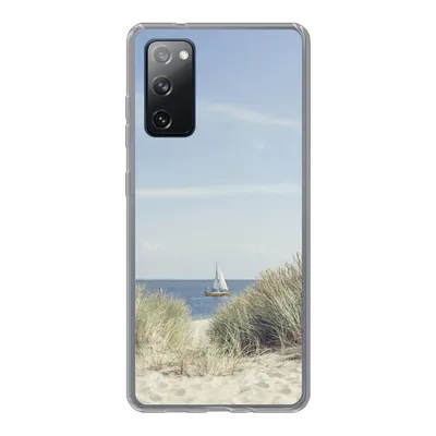 Produktbild von MuchoWow® Handyhülle Schutzhülle Hülle für Samsung Galaxy S20 FE Nordsee - Dünen - Boot Silikon Softcase Handy Hülle - Abdeckung