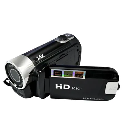Produktbild von Tragbare 1080P High Definition Digital Videokamera DV Camcorder 16MP 2,7 Zoll LCD-Bildschirm 16X Digitalzoom Eingebauter Akku