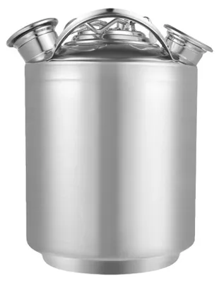 Obrázek produktu pro Čisticí nádoba, nerezová ocel 304, objem 10 litrů, stříbrná barva