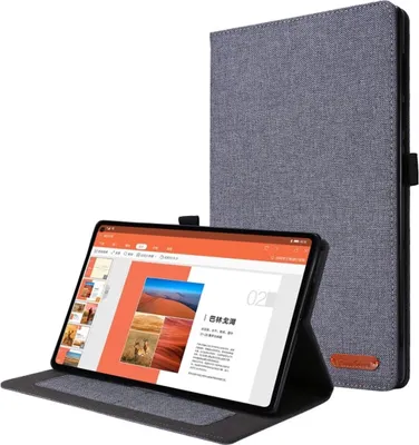 Zdjęcie produktu dla Etui na tablet König Design kompatybilne z Realme Pad 10.4 Fabric Smart Cover Case Grey